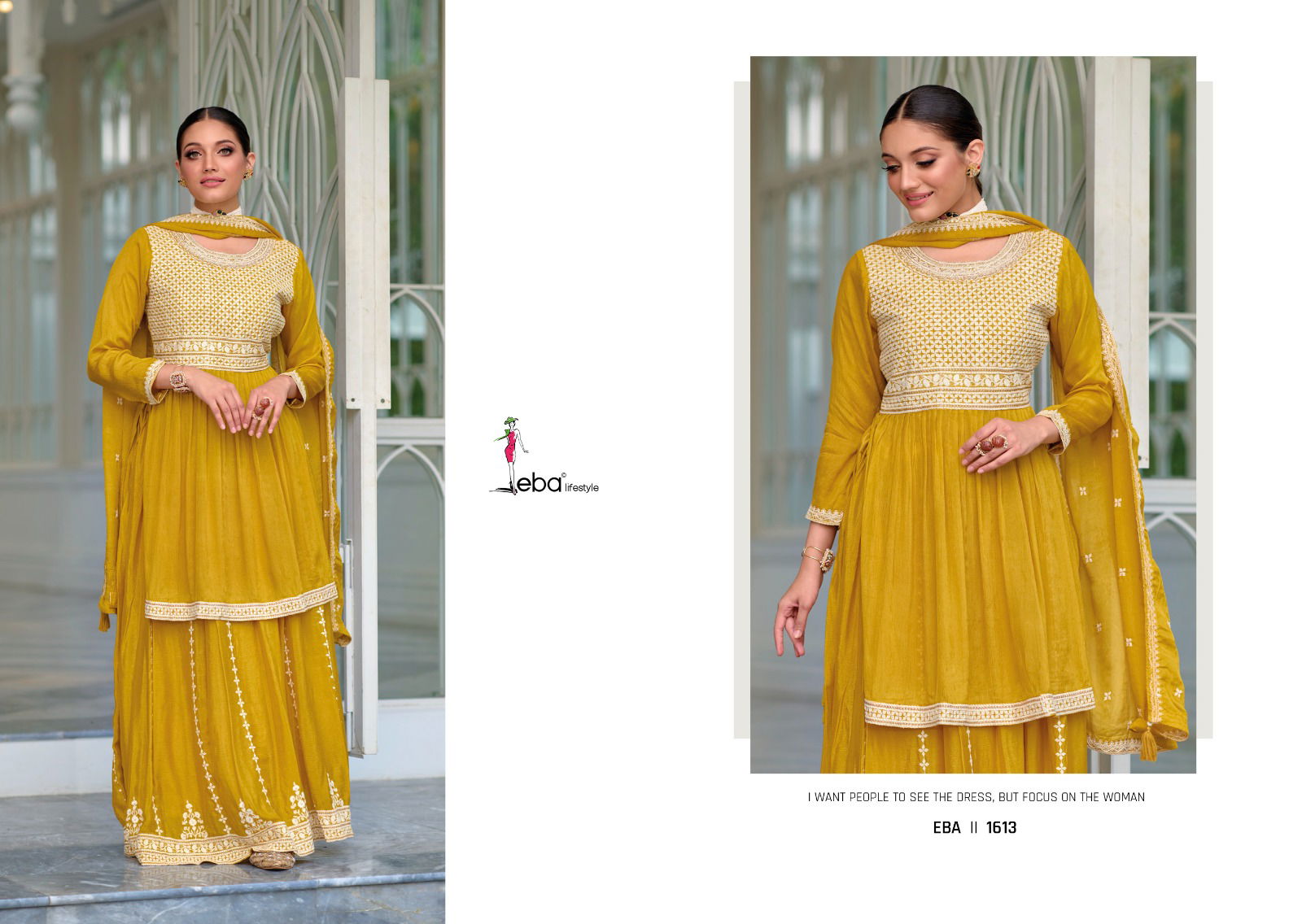 Eba Vedika Heavy Wedding Wear Readymade Suits Catalog